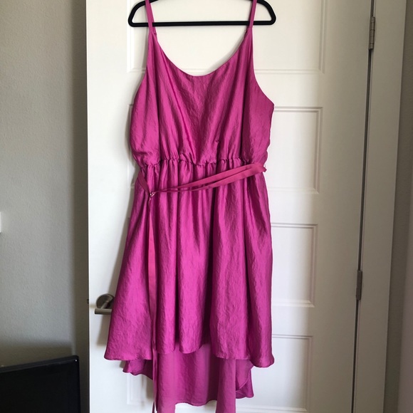 LANE BRYANT 6th & Lane Satin High Low Slip Dress - Picture 4 of 8